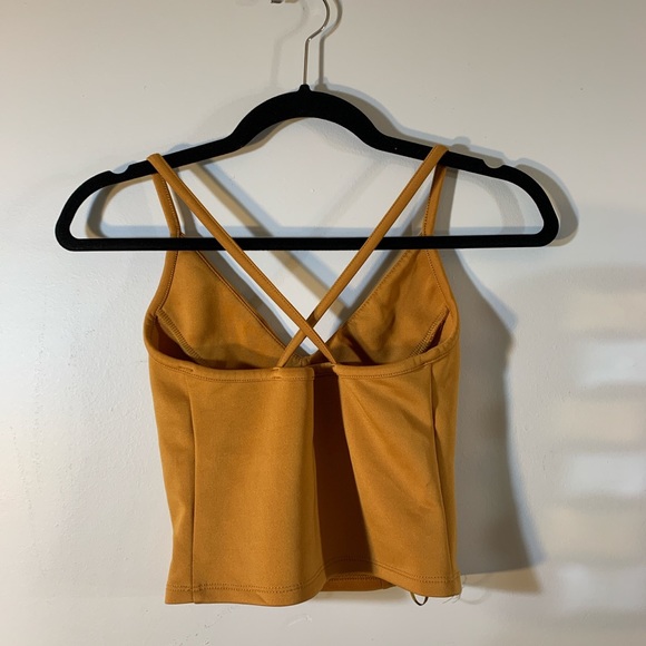 orange cross back tank - Picture 2 of 2